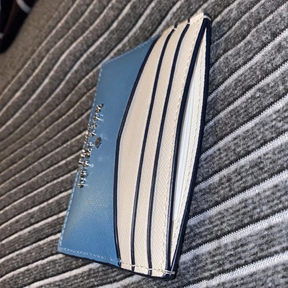 Kate  spade ♠️ Staci Blue white slim card holder - Picture 7 of 8